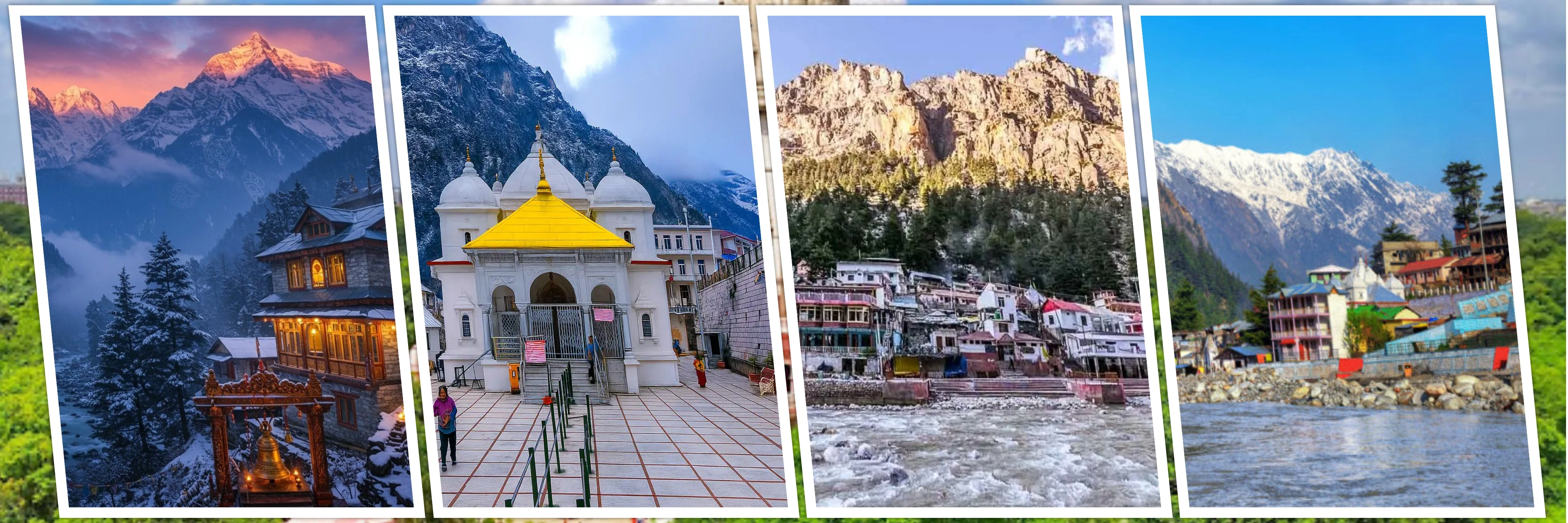 Aarti in Gangotri Temple and Badrinath Temple