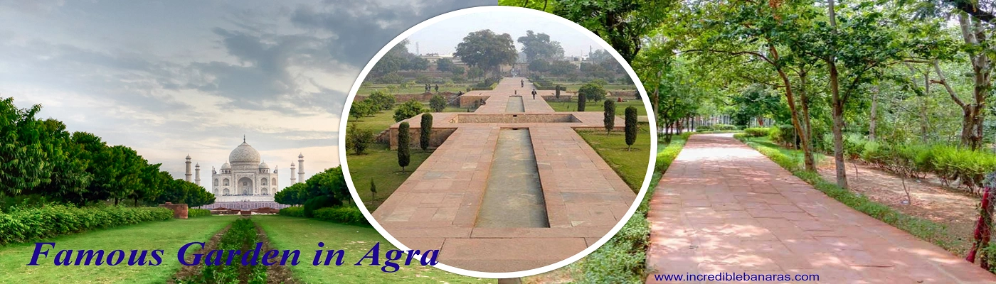 Famous Gardens of Agra, India 