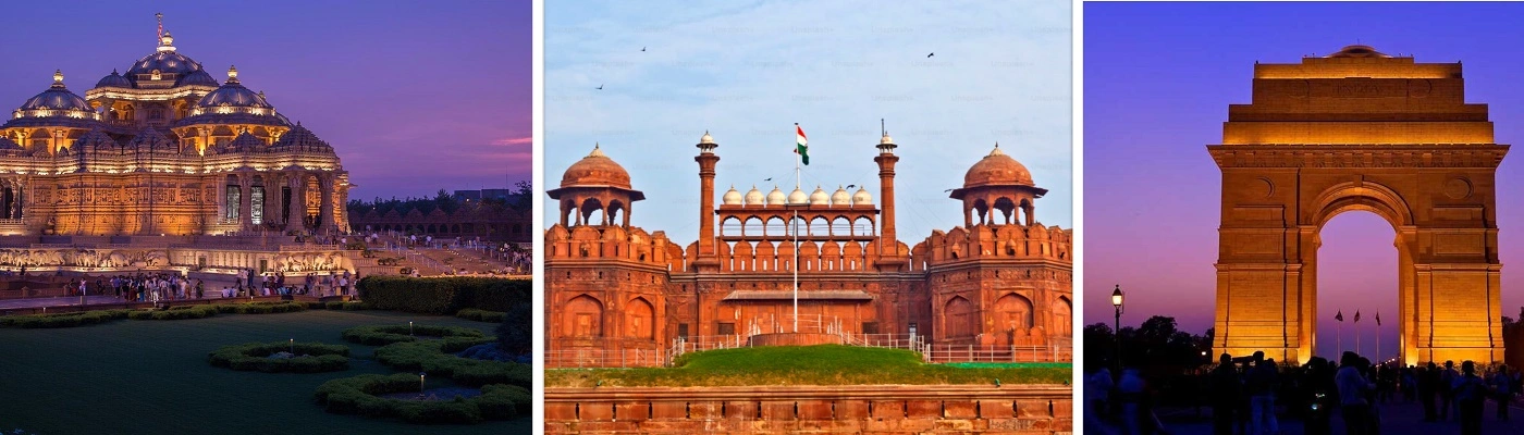 Heritage Places Important Forts Monuments Delhi India